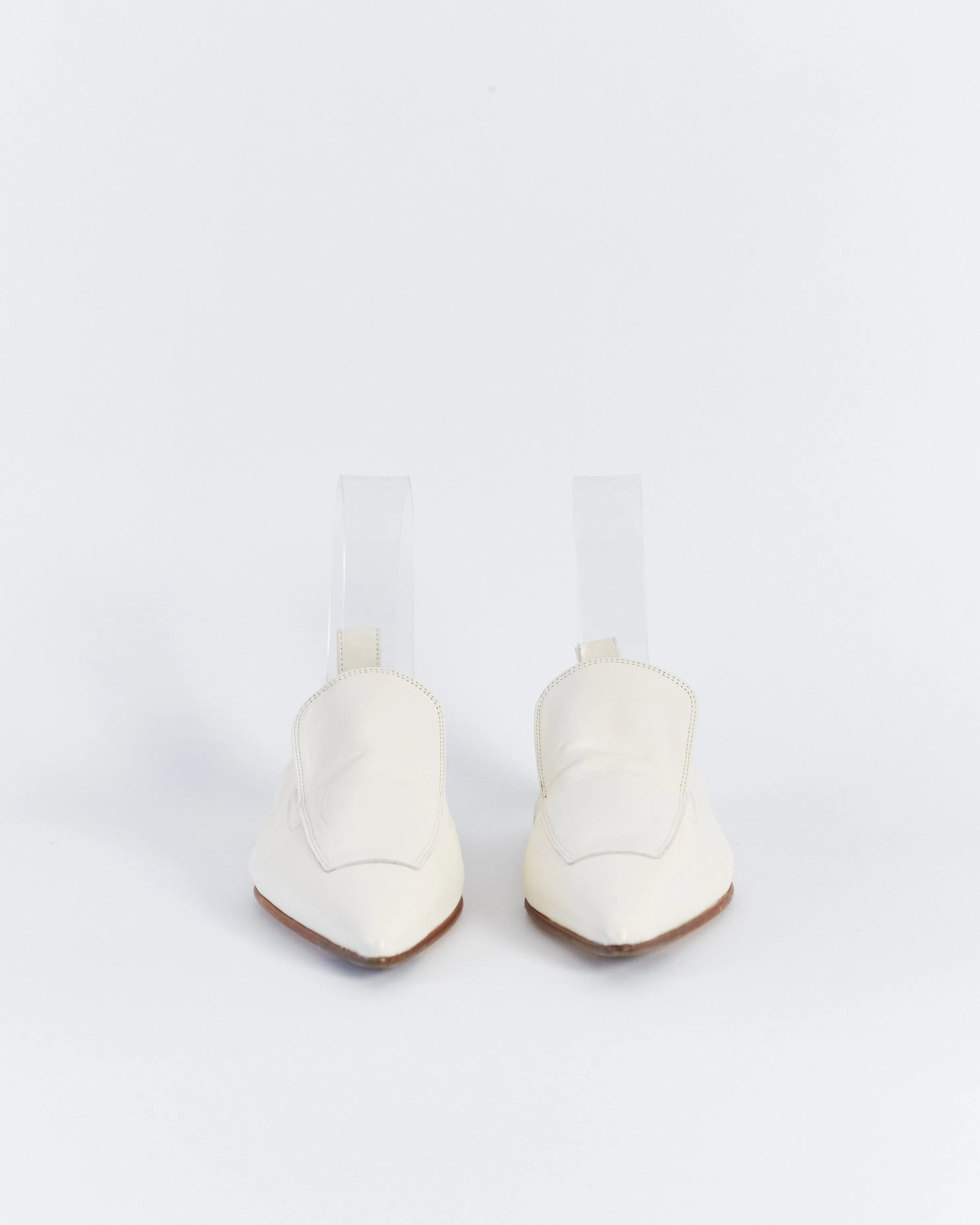 Camilla And Marc 'kai' leather loafers, cream, 38