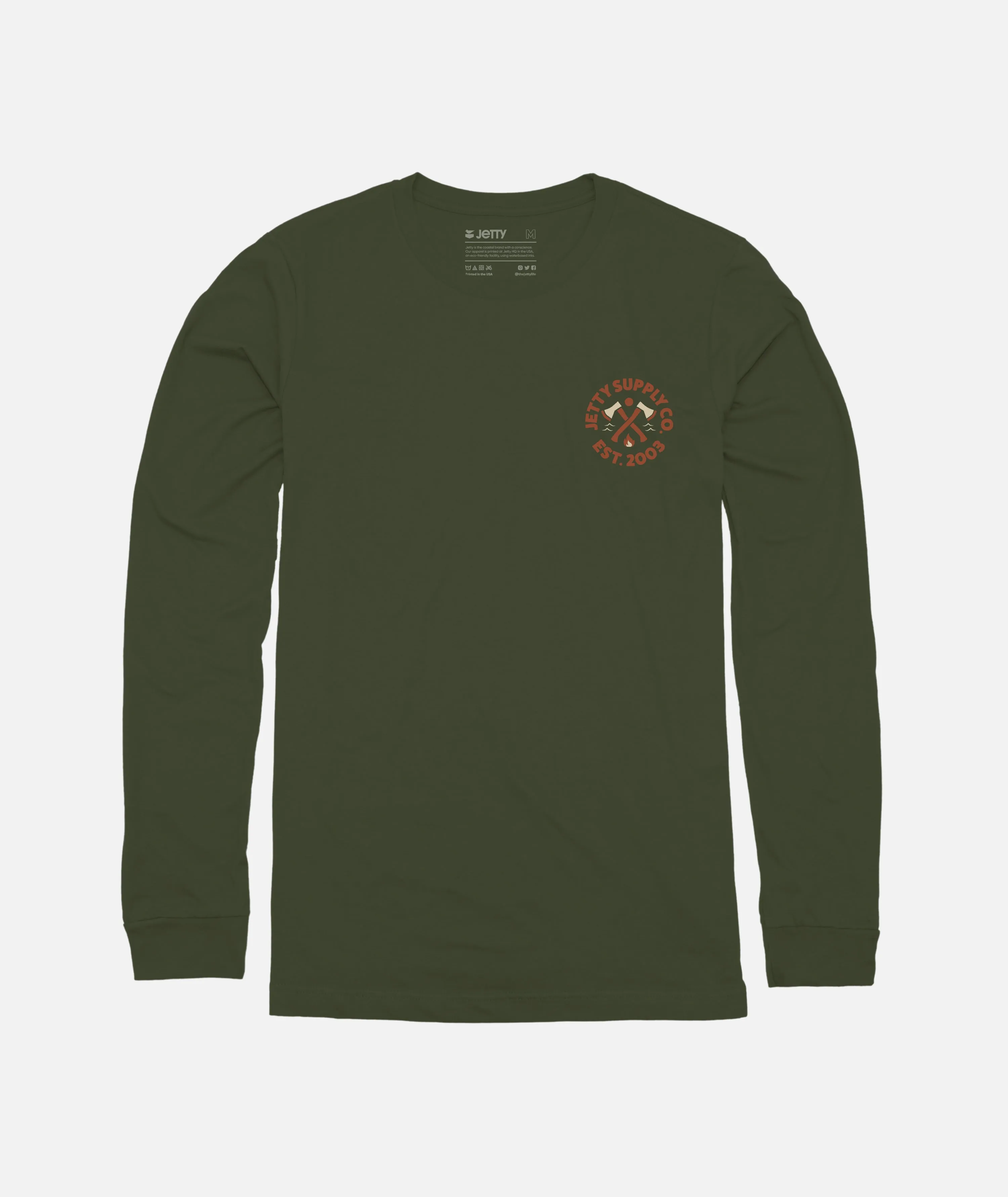 Camper LS Tee - Military Green