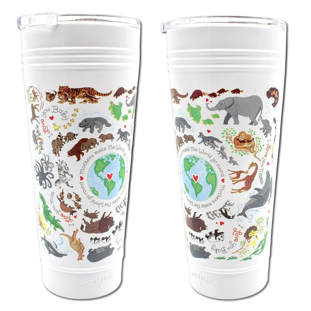 Celebrating Moms Thermal Tumbler in White - Limited Edition!