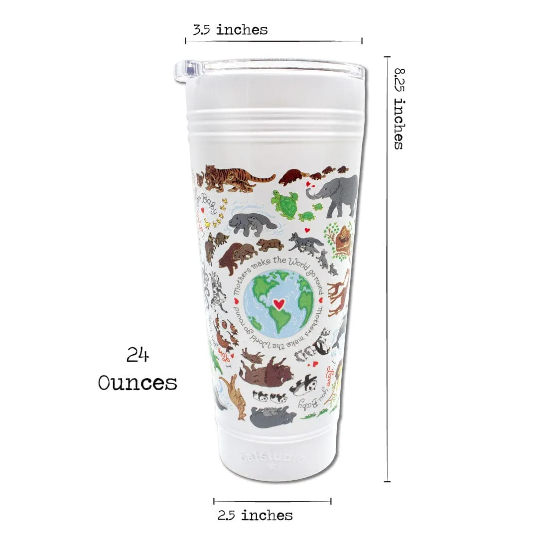 Celebrating Moms Thermal Tumbler in White - Limited Edition!