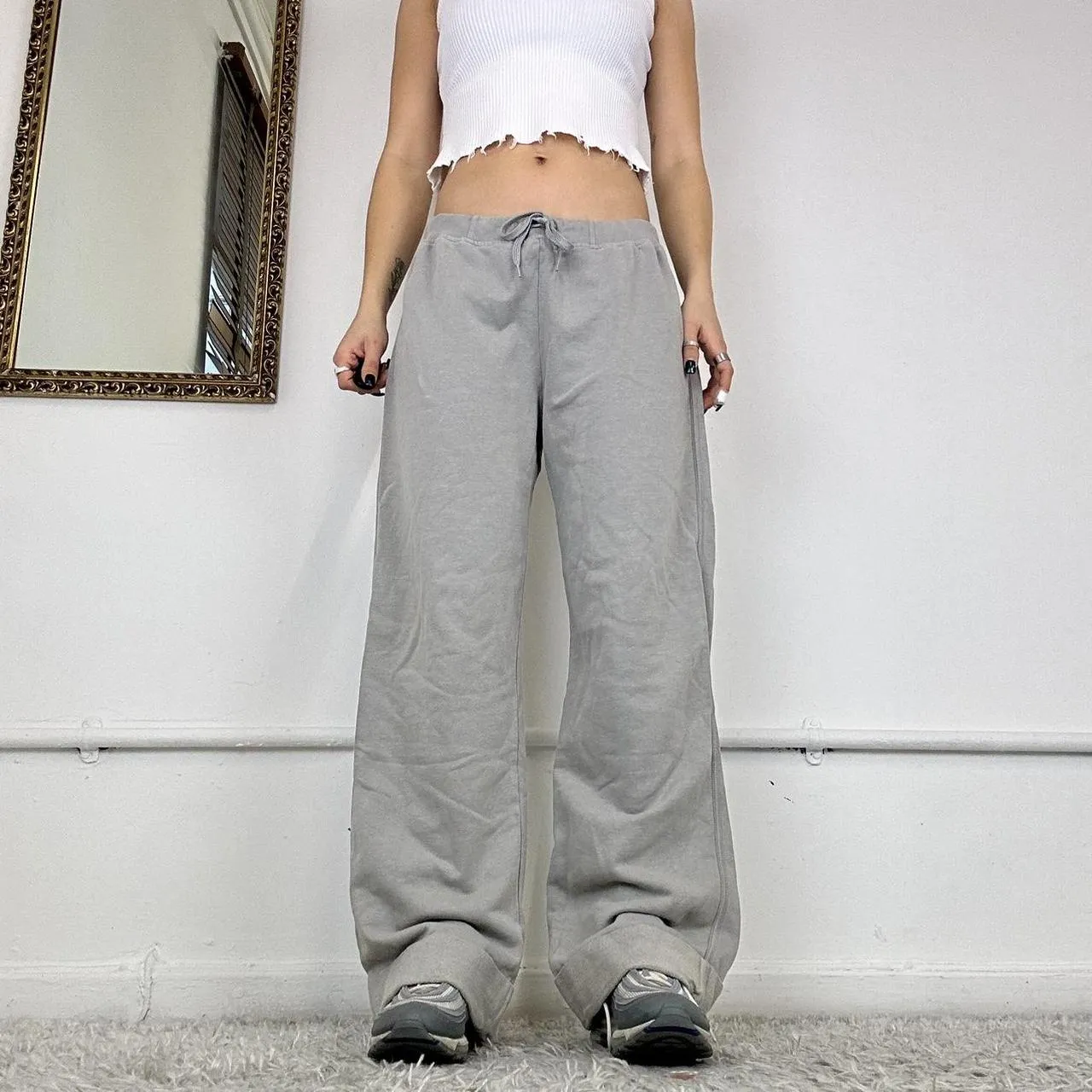 champion grey baggy joggers