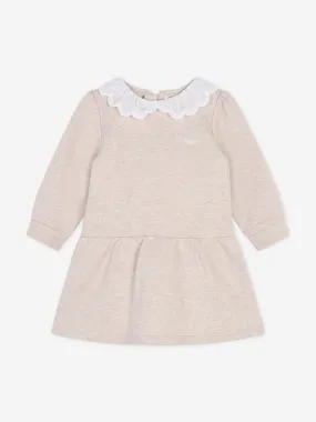 Chloé Baby Girls Fleece Dress in Beige
