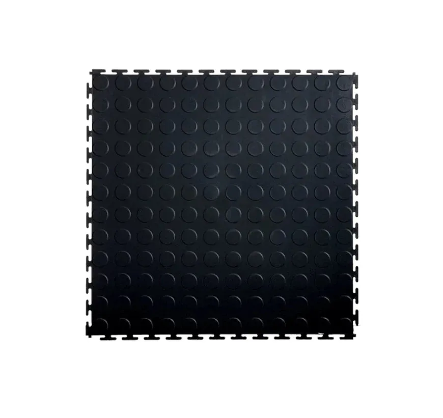 Coin Interlinking Rubber Mat 5mm 500mm X 500mm