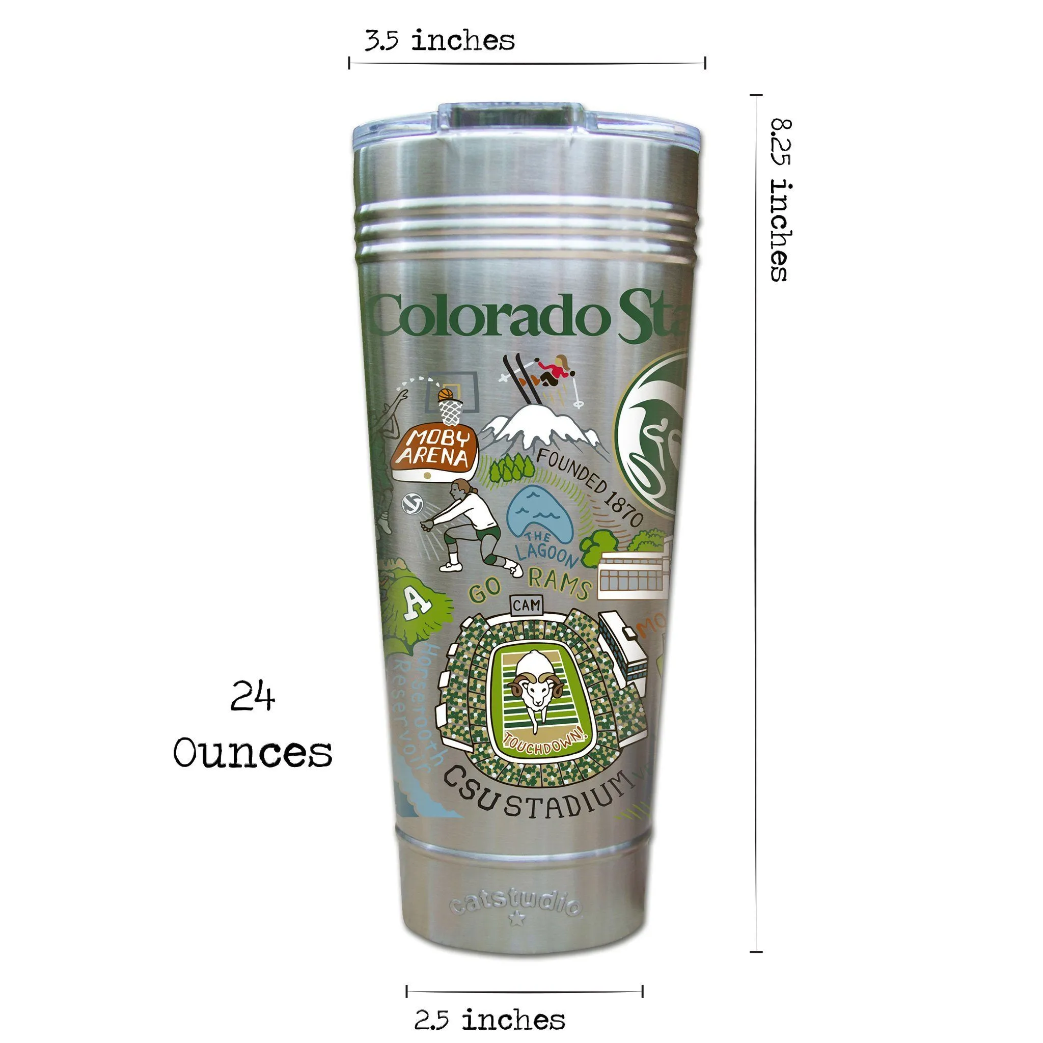 Colorado State University Collegiate Thermal Tumbler