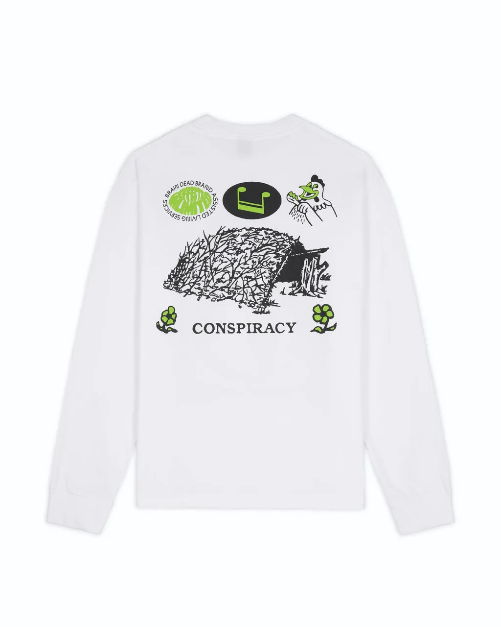 Conspiracy L/S Tee, White
