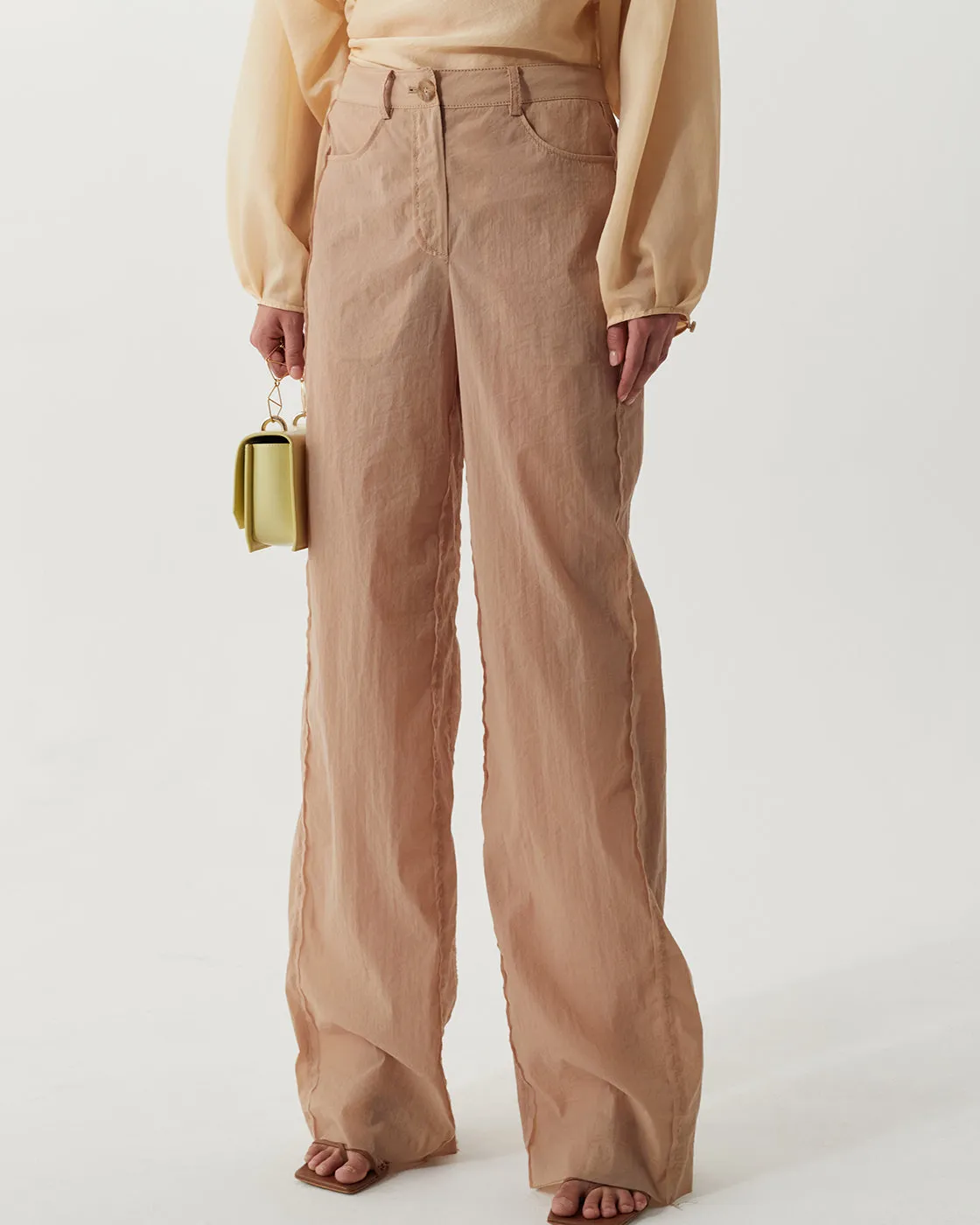 Cora Trousers Tencel Beige