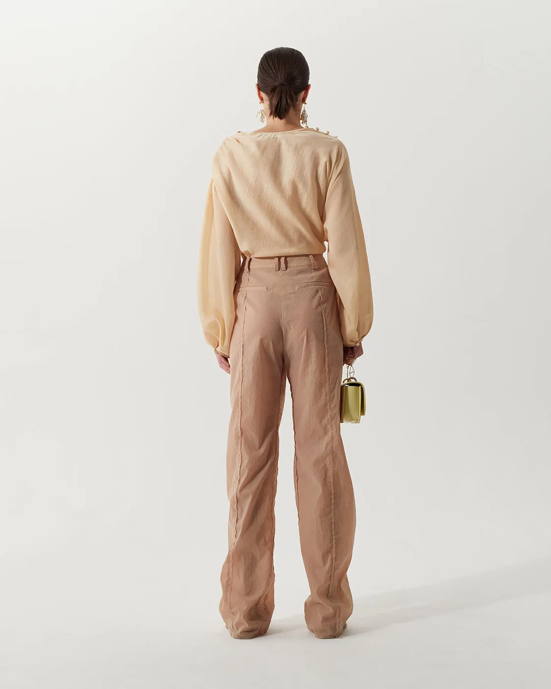 Cora Trousers Tencel Beige