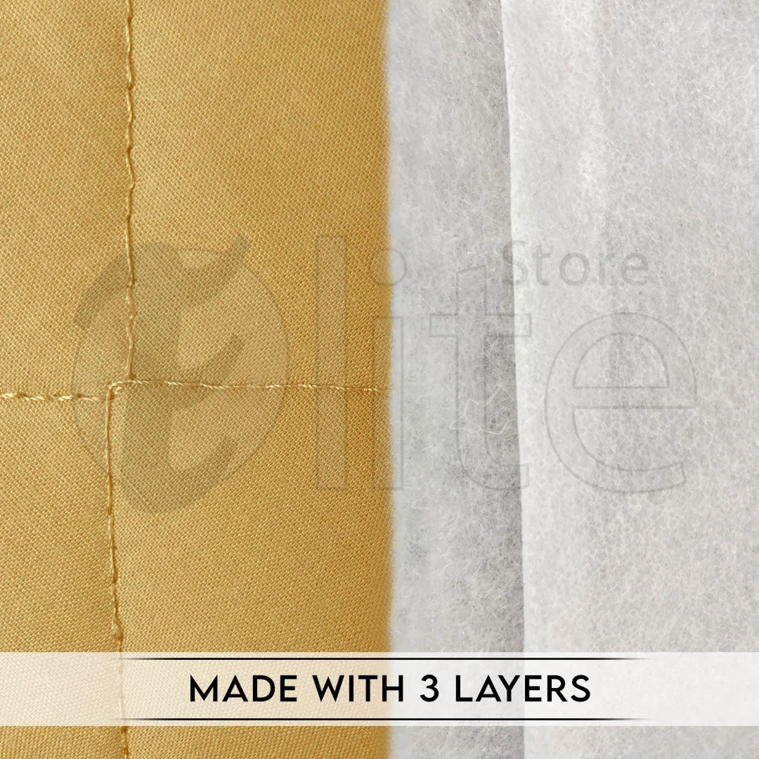 Cotton Quilted Sofa Cover – Skin Color