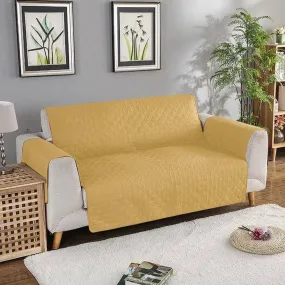Cotton Quilted Sofa Cover – Skin Color