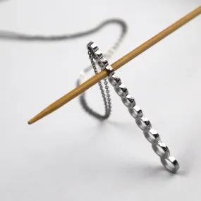 Crossover Industries Needle Gauge Pendant Necklace