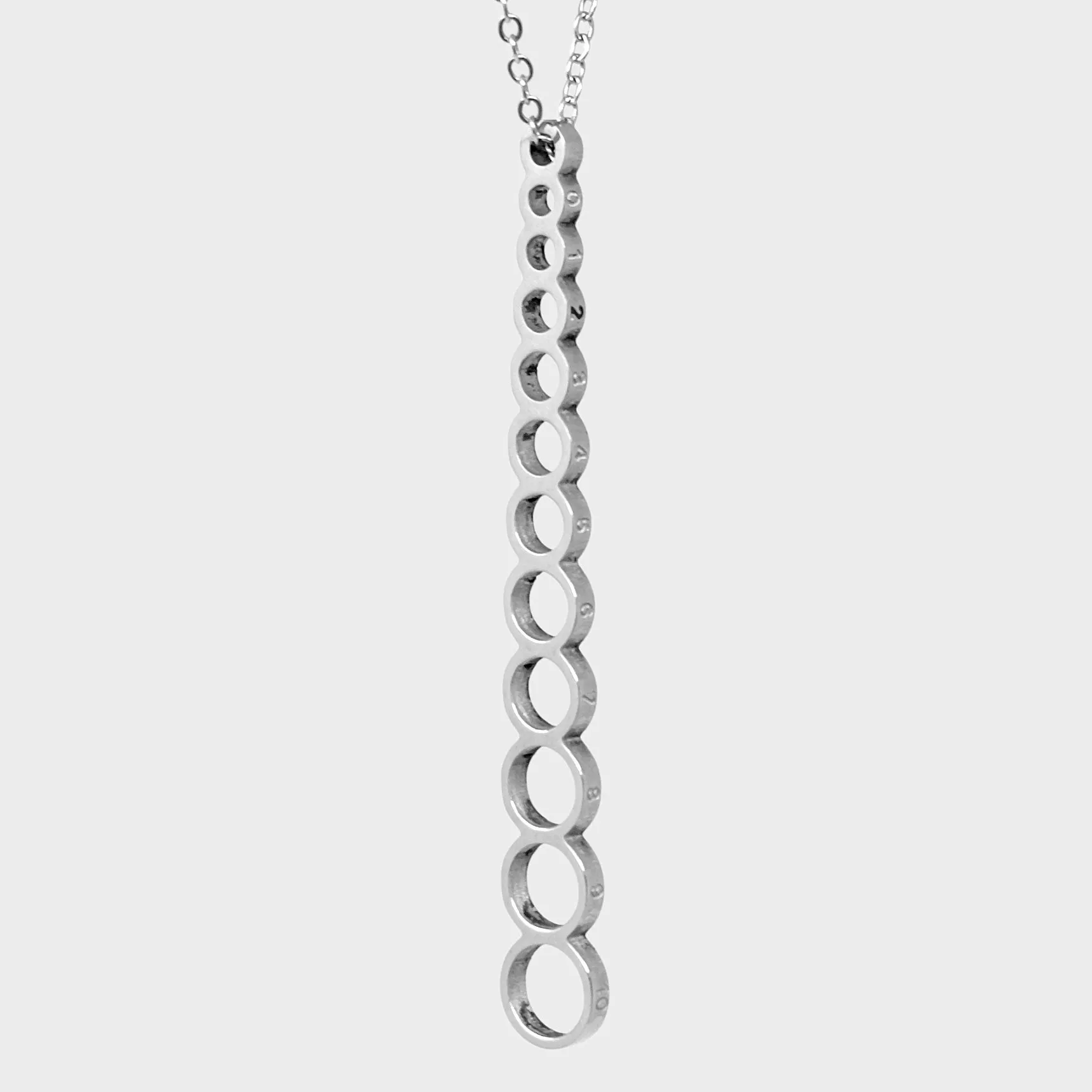 Crossover Industries Needle Gauge Pendant Necklace