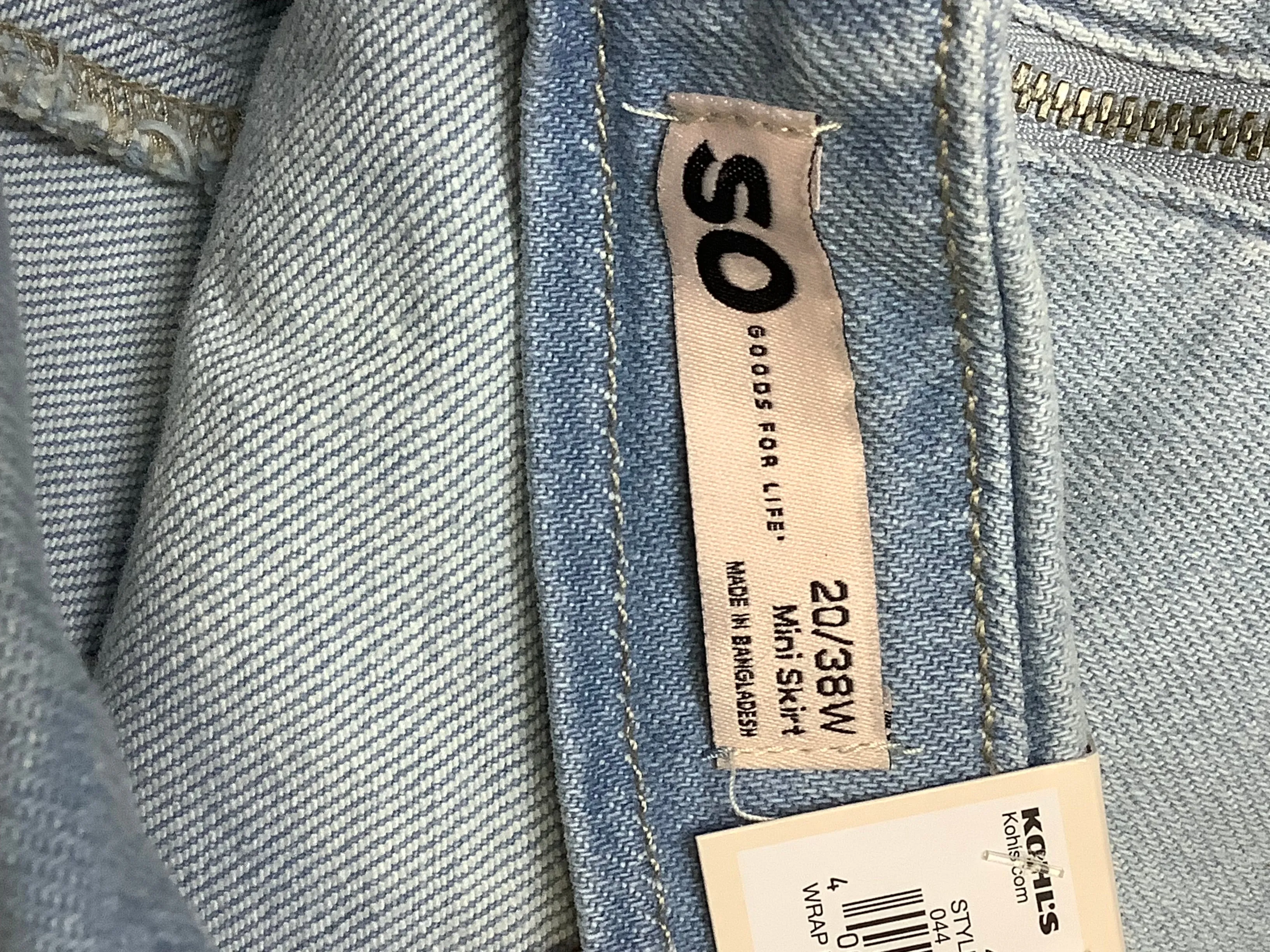 Denim Skirt Midi So, Size 2x
