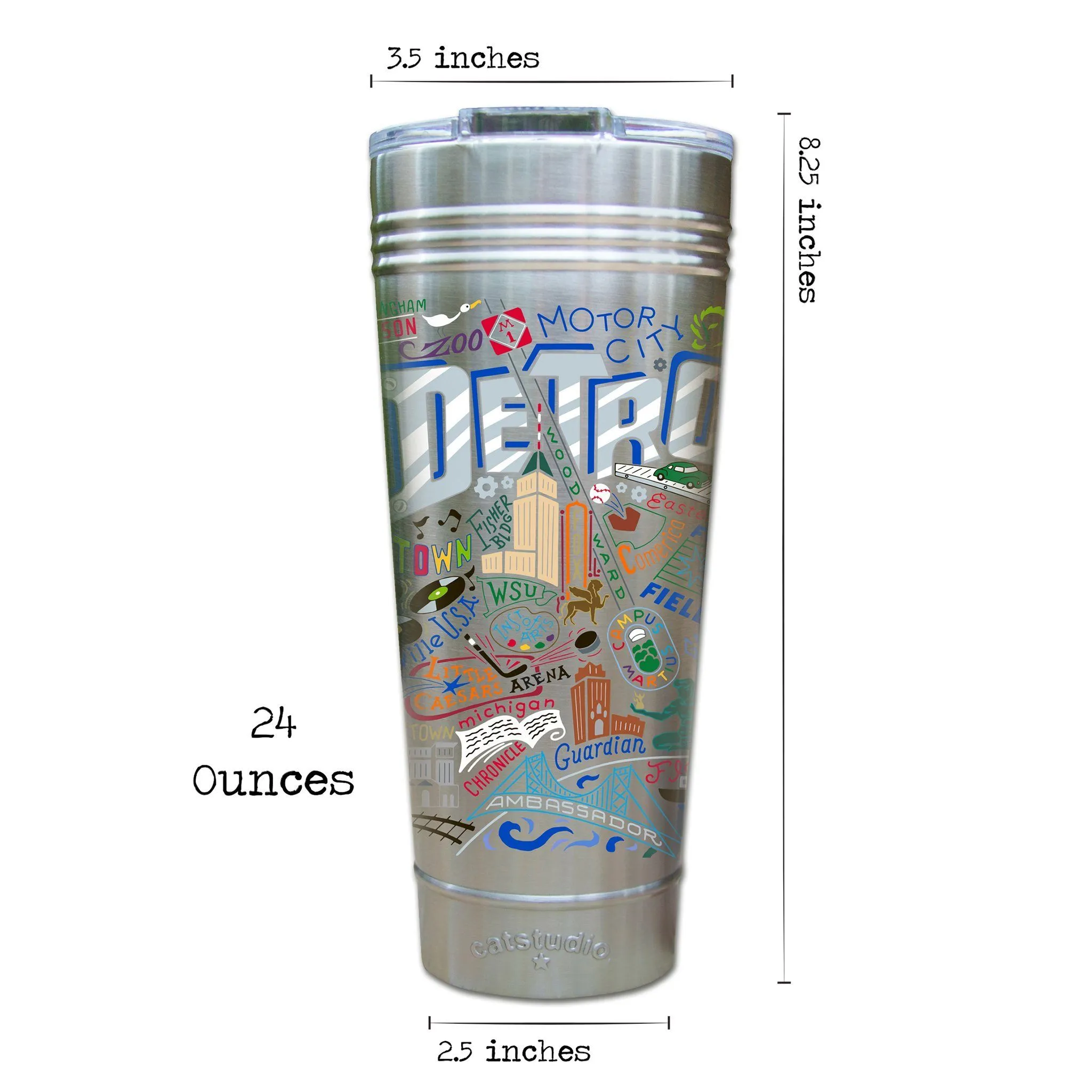Detroit Thermal Tumbler