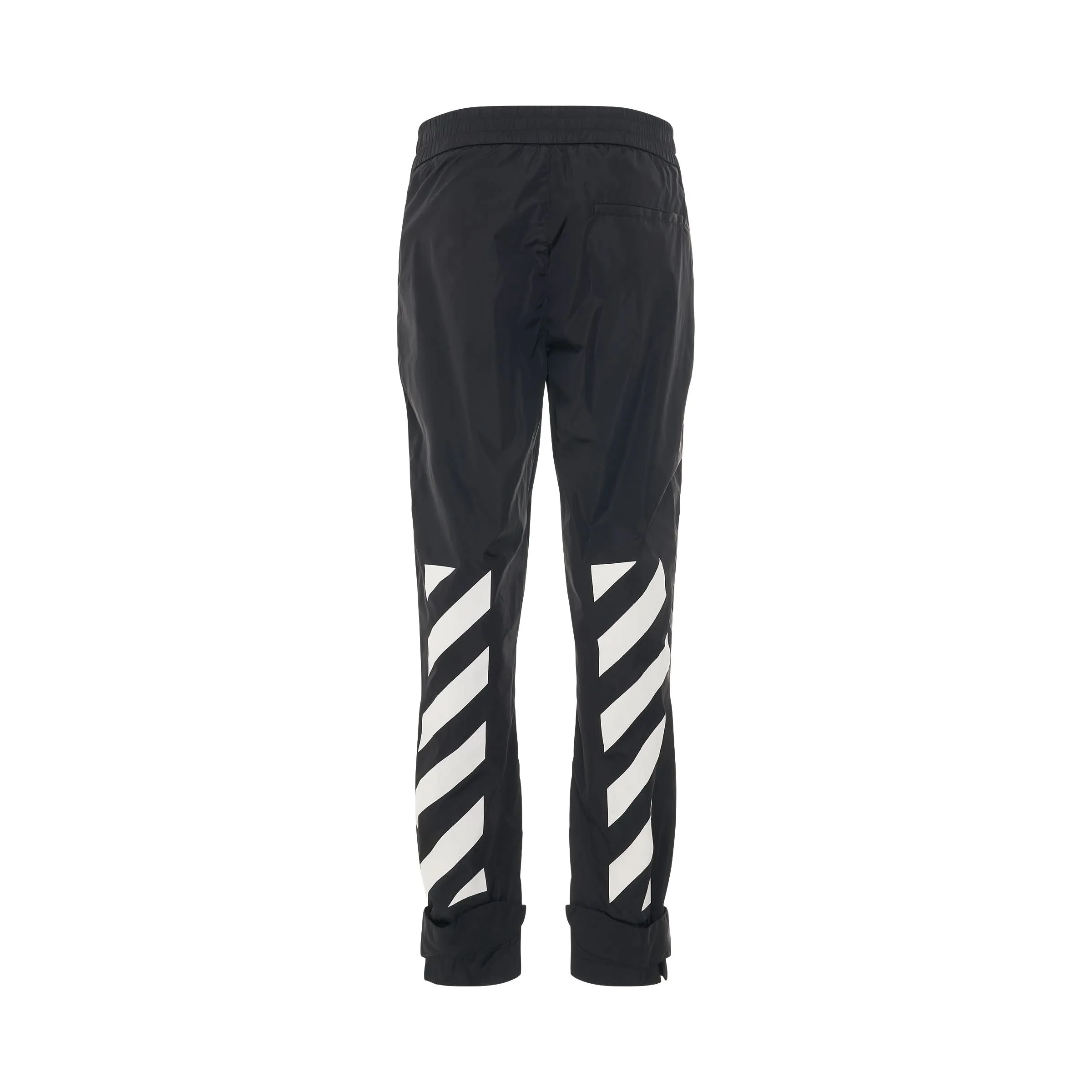 Diagonal Trackpant in Black/White