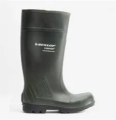 Dunlop Purofort Professional D460933 Non-Safety Rubber Wellington Green Size UK 4 to 5 (European 37 to 38)
