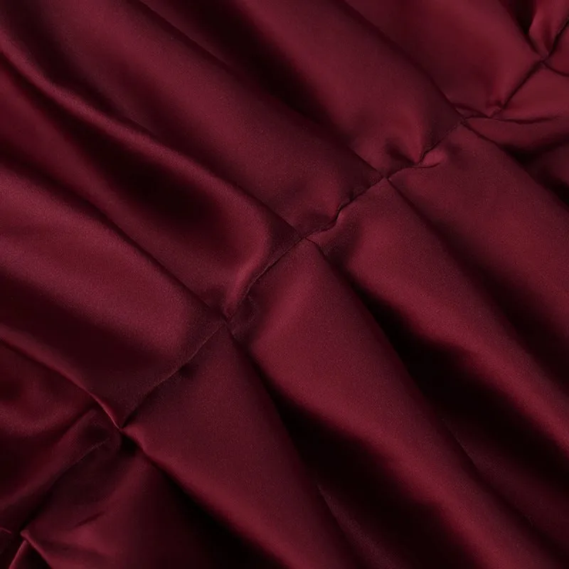 Dunnmall Lost in the Moment Pleated Midi Dress