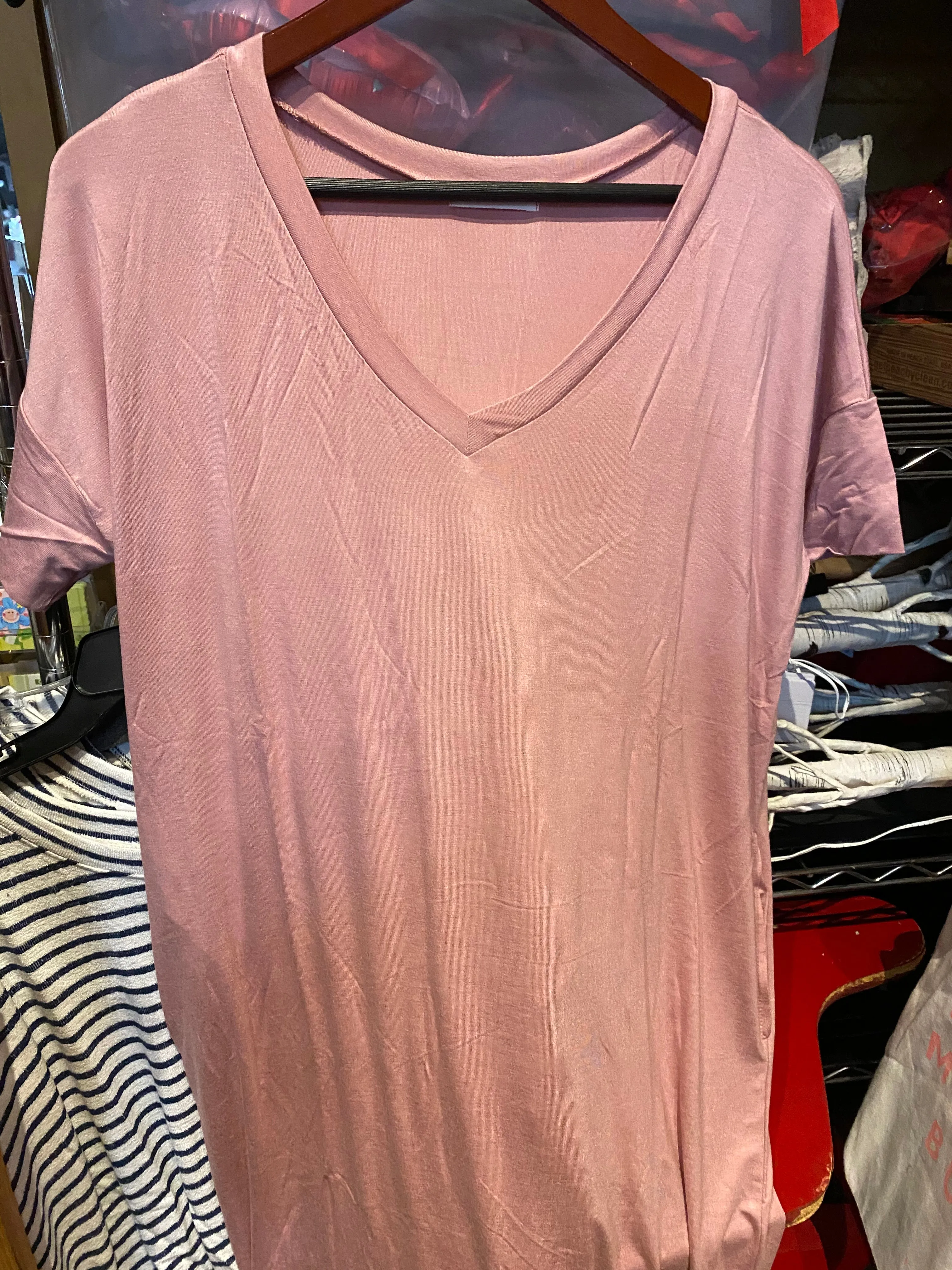Dusty Mint T-shirt Dress