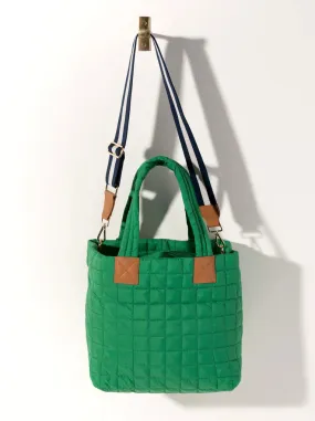 EZRA QUILTED NYLON TRAVEL TOTE