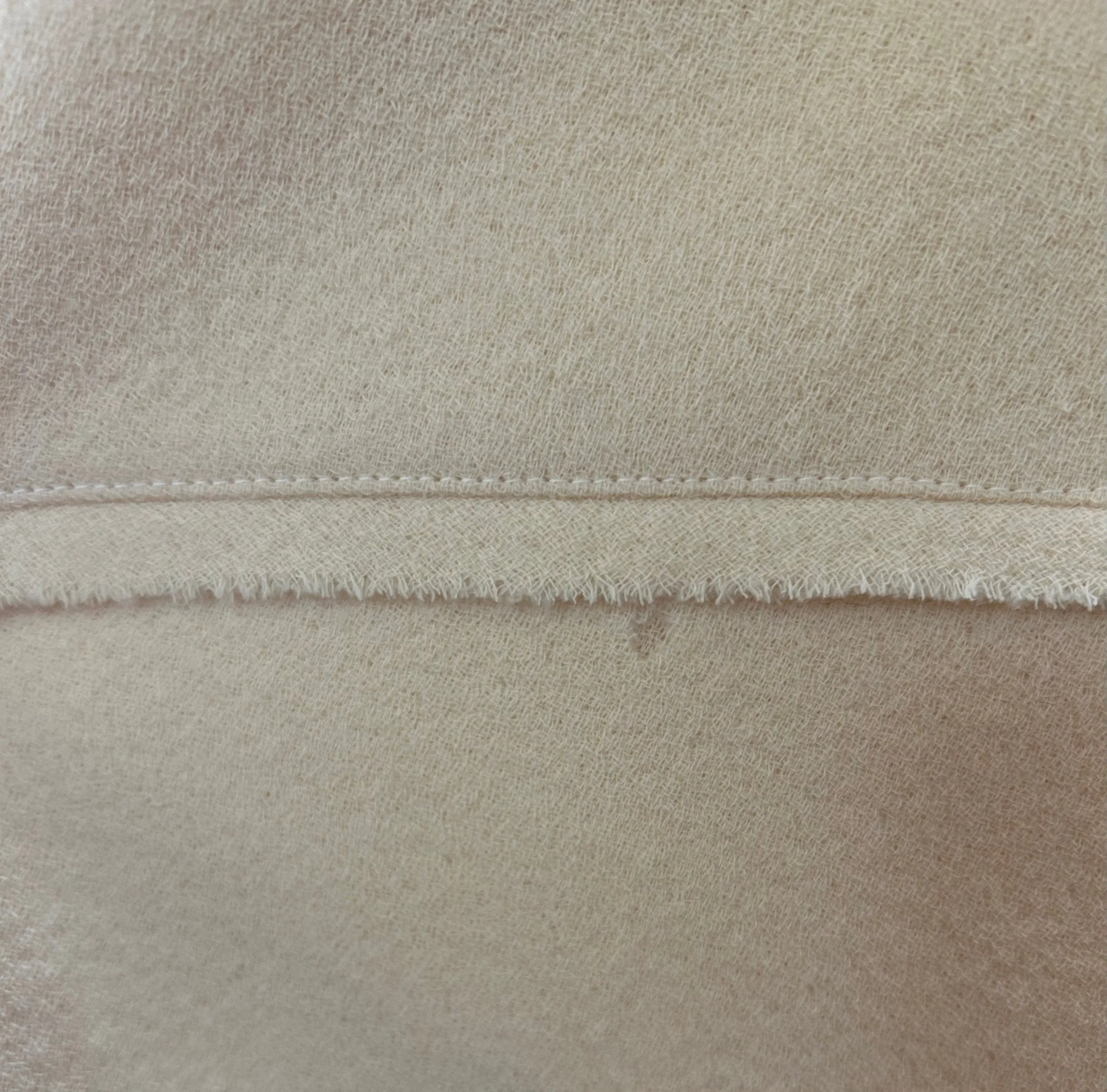 Fendi Eggshell Structured Reverse-Seam Shift Dress