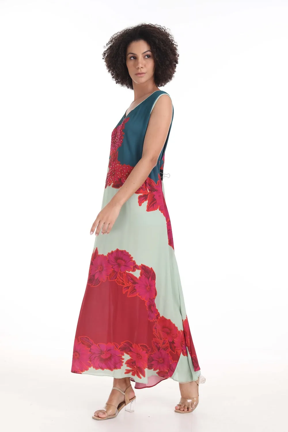 FIORENZE - SLEEVELESS MAXI DRESS