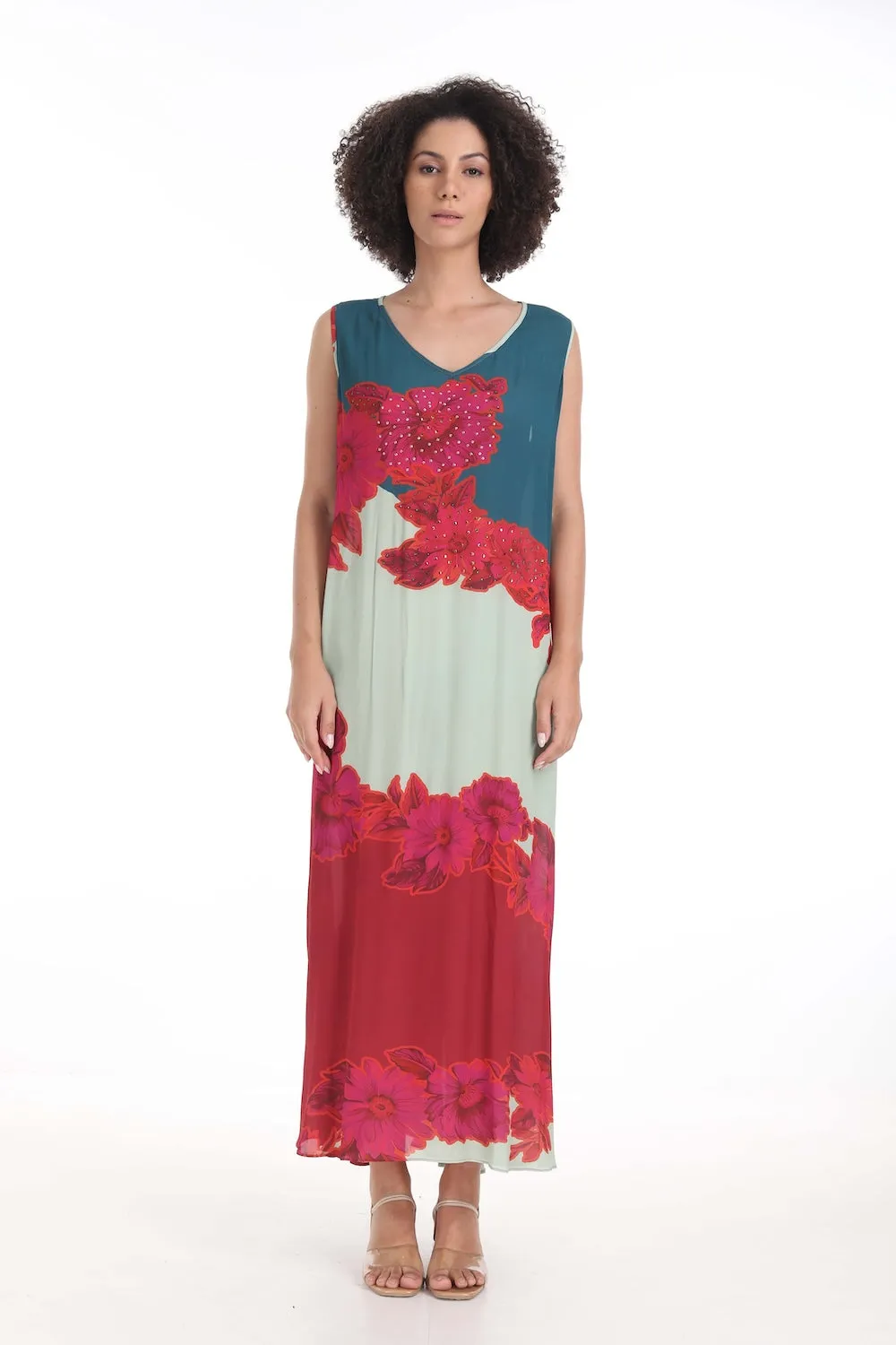FIORENZE - SLEEVELESS MAXI DRESS