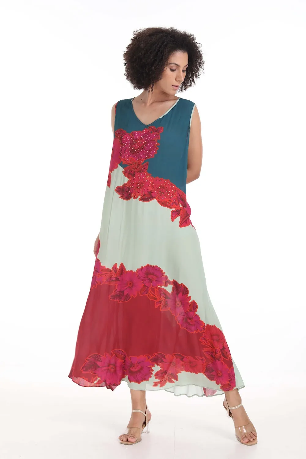 FIORENZE - SLEEVELESS MAXI DRESS