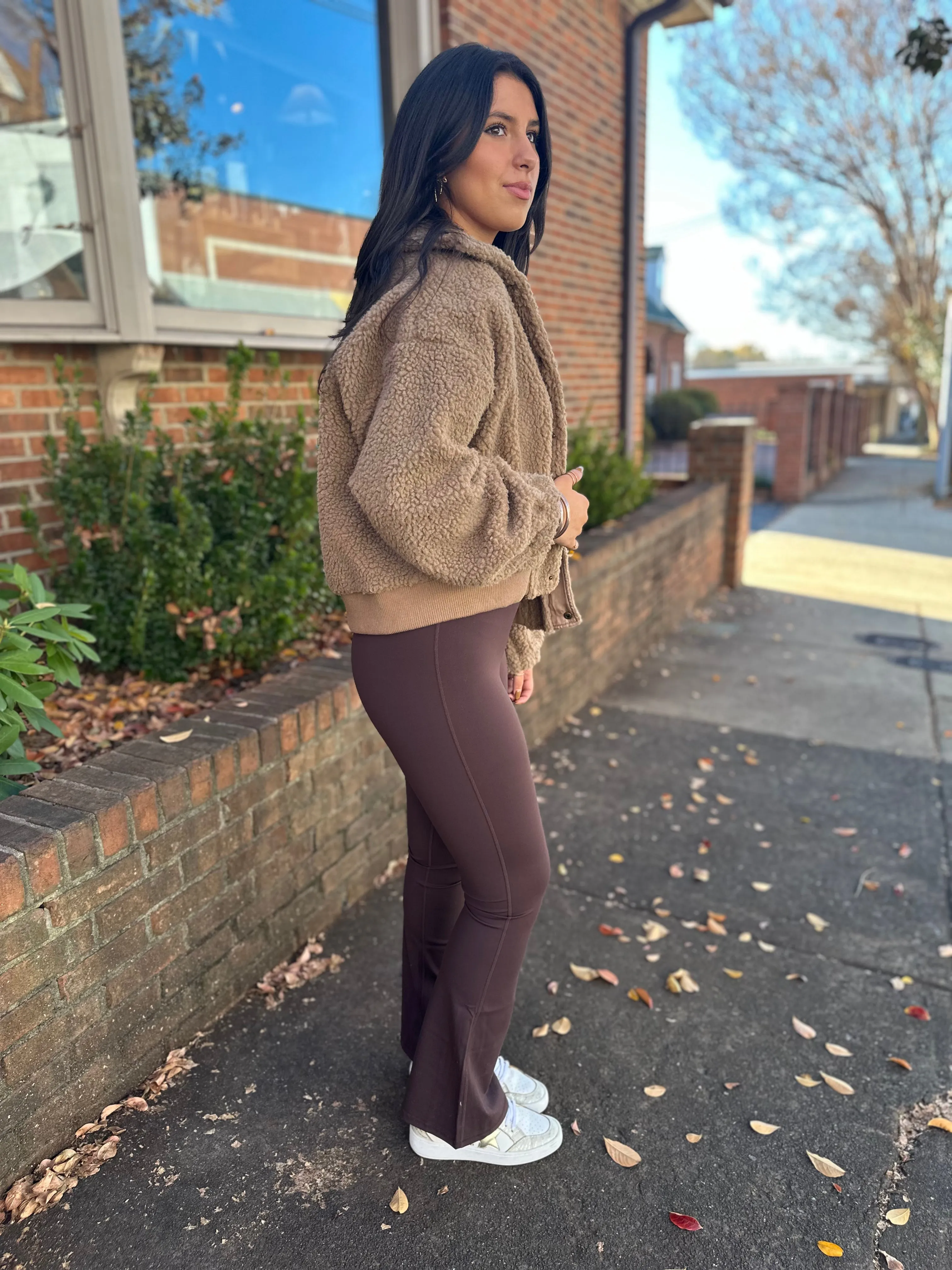Flare Jumpsuit -Chocolate