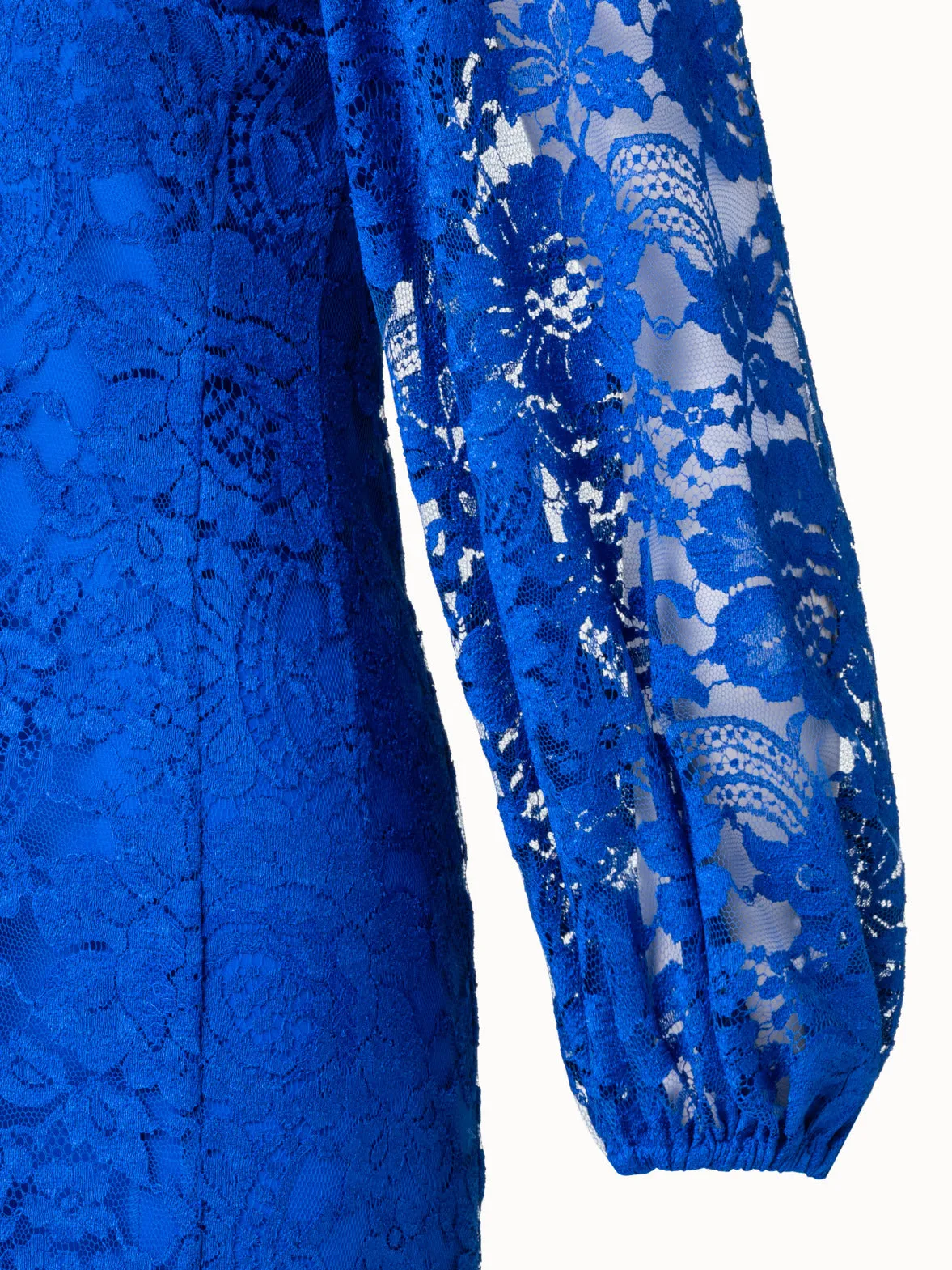 Floral Techno Lace Shirt Dress