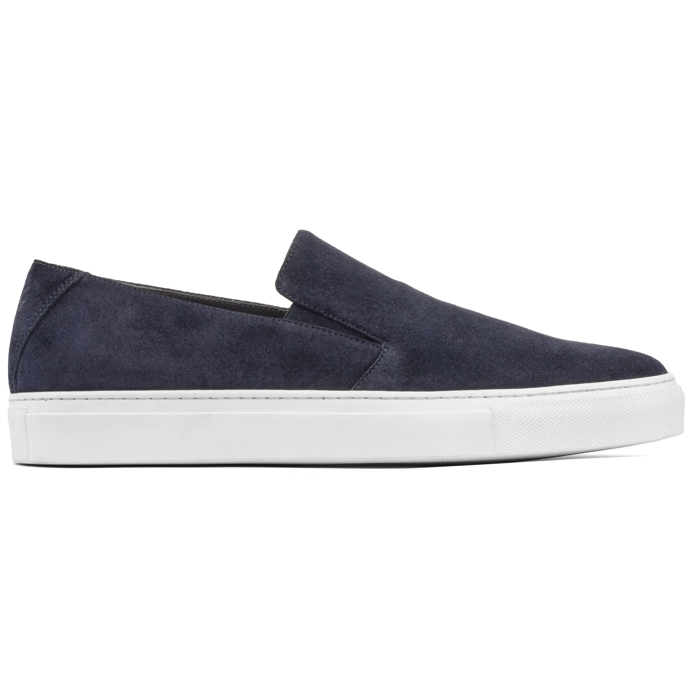 Foreman Blue Suede Slip On Sneaker