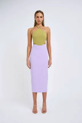 Fresco Halter Midi Dress