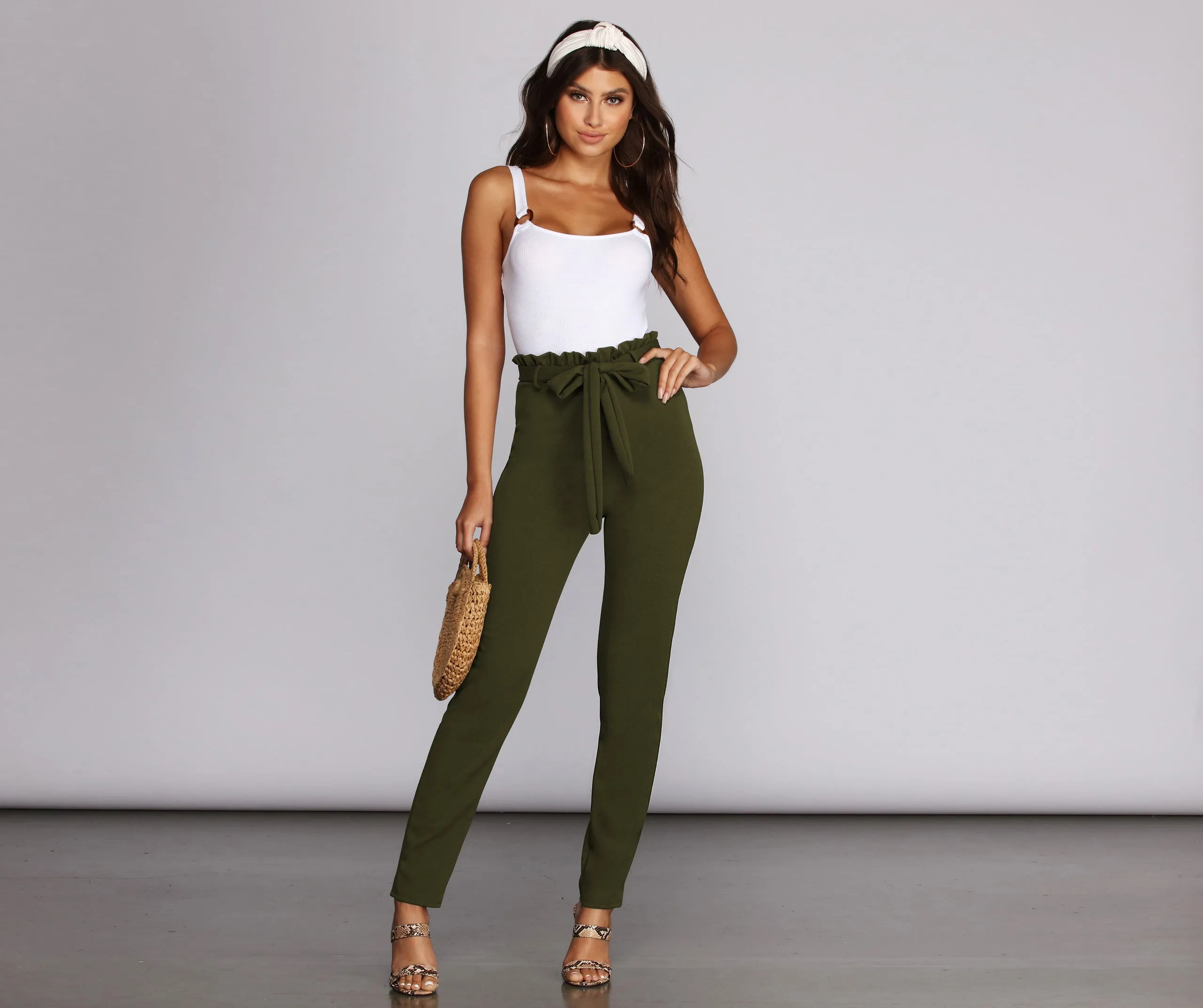 Good On Paperbag Tapered Pants