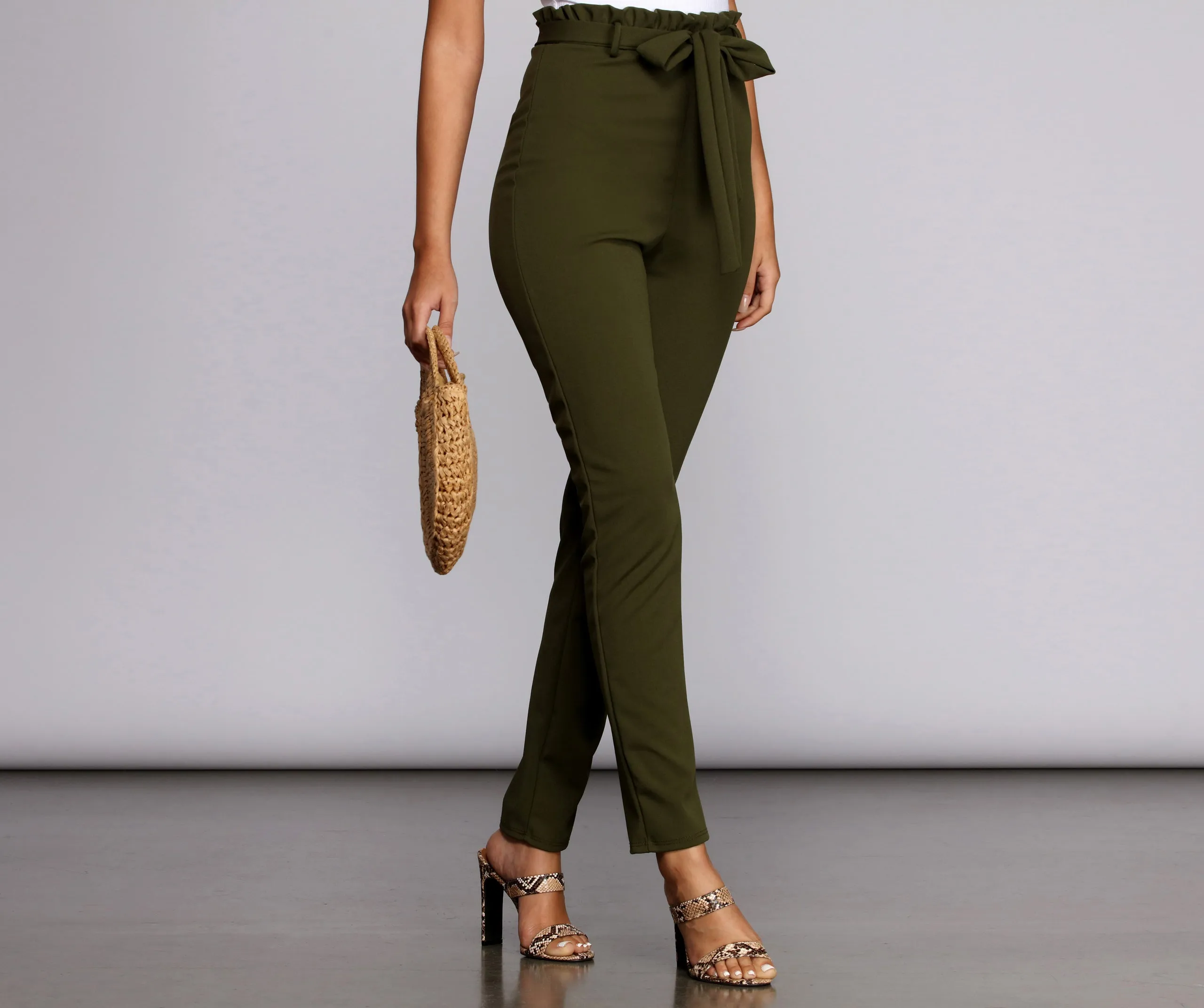 Good On Paperbag Tapered Pants