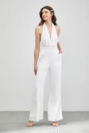 Halter neck jumpsuit