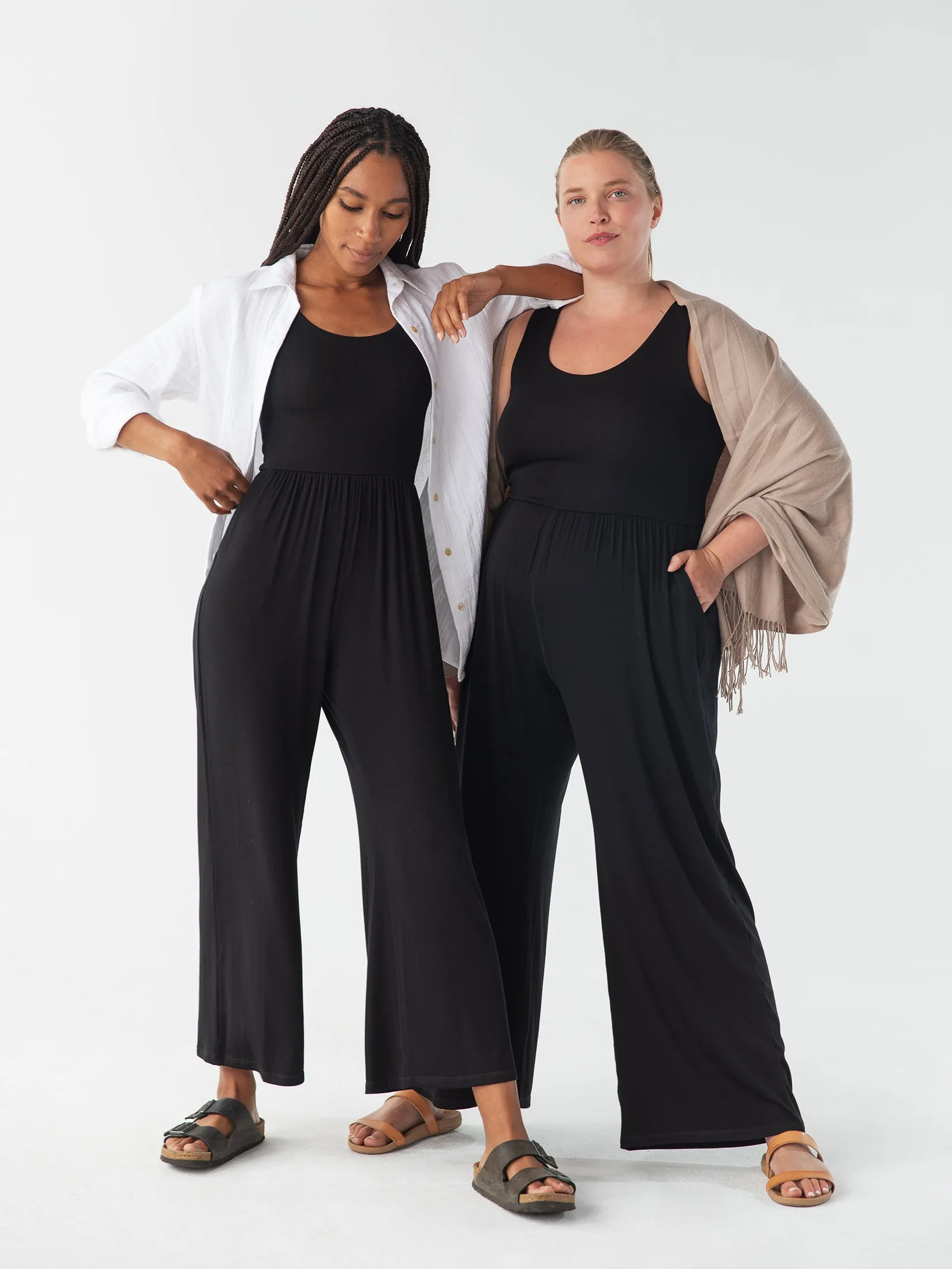 Hana Jumpsuit 2.0, Ribbed Black