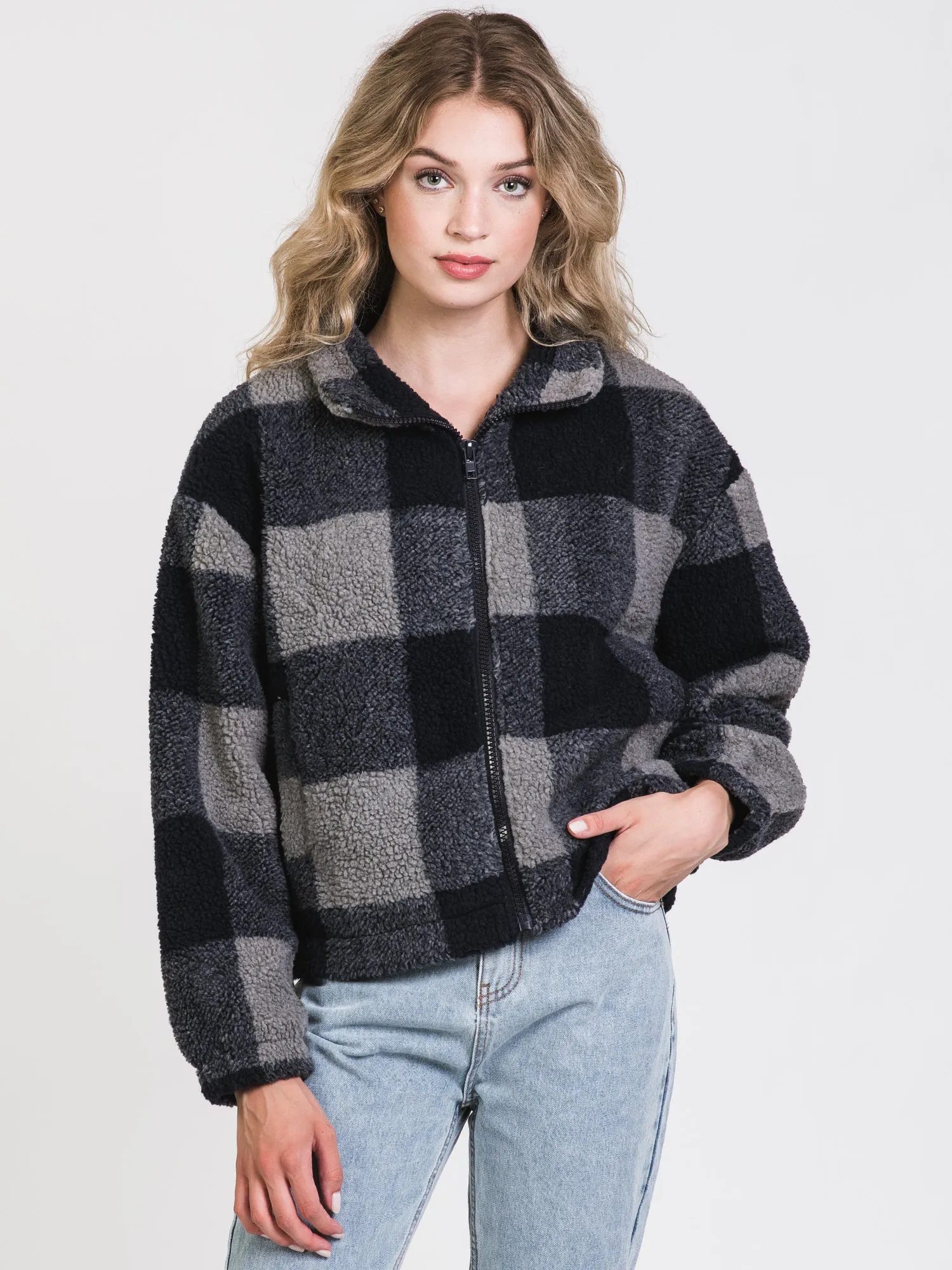 HARLOW DAKOTA SHERPA JACKET - CLEARANCE