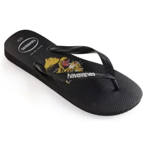 Havaianas Men&#39;s Beach 4141243-009 Top Wild Black Slippers