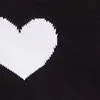 Heart-Print Tunic Sweater