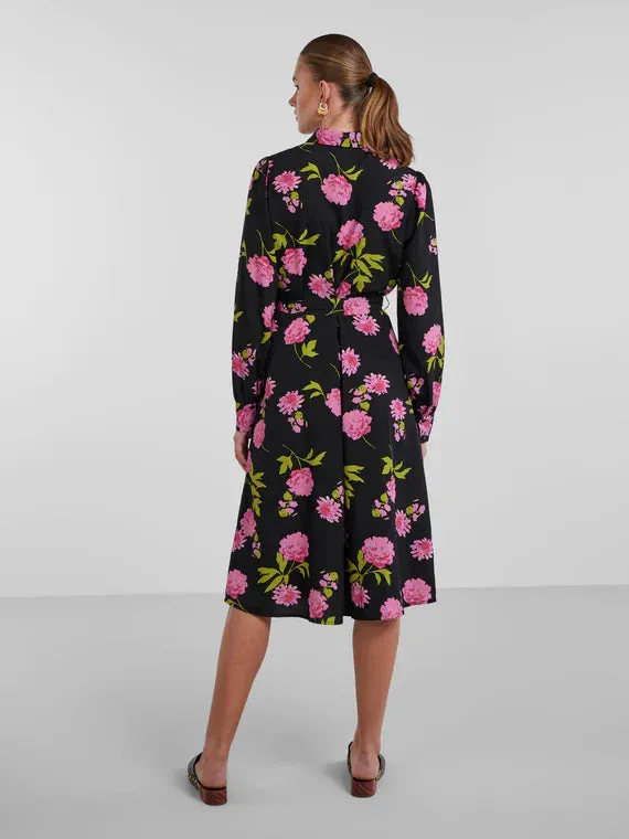 Hember Shirt Dress (Black)