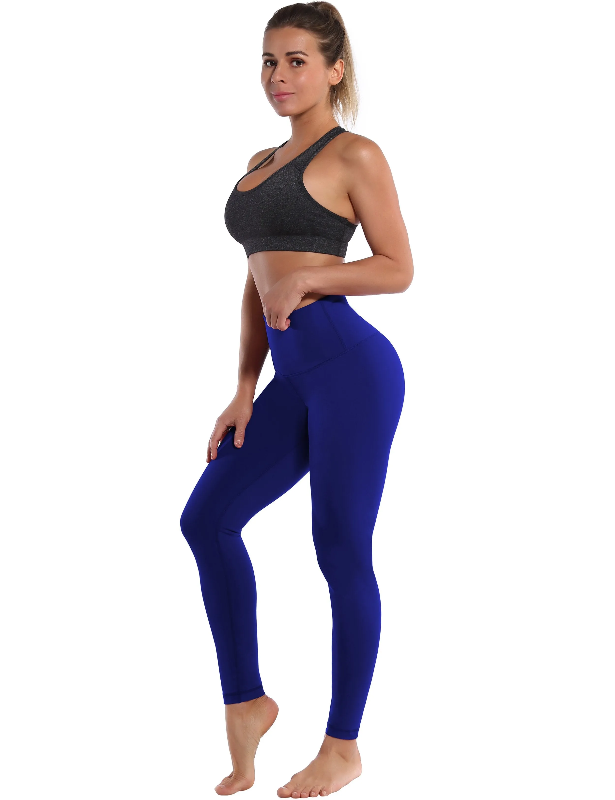 High Waist Biking Pants navy ins_Biking