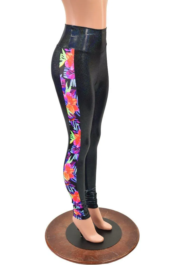 High Waist Side Panel Leggings