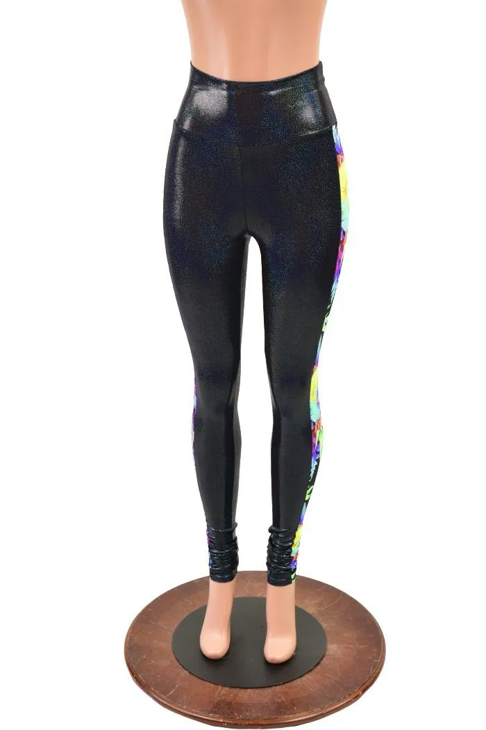 High Waist Side Panel Leggings