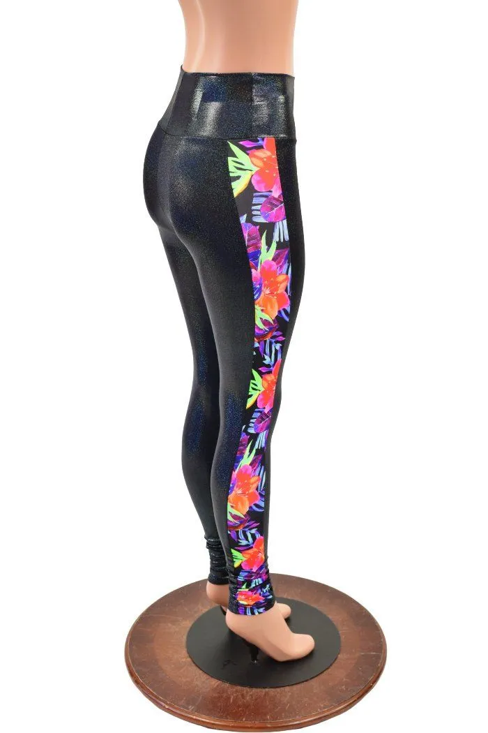 High Waist Side Panel Leggings