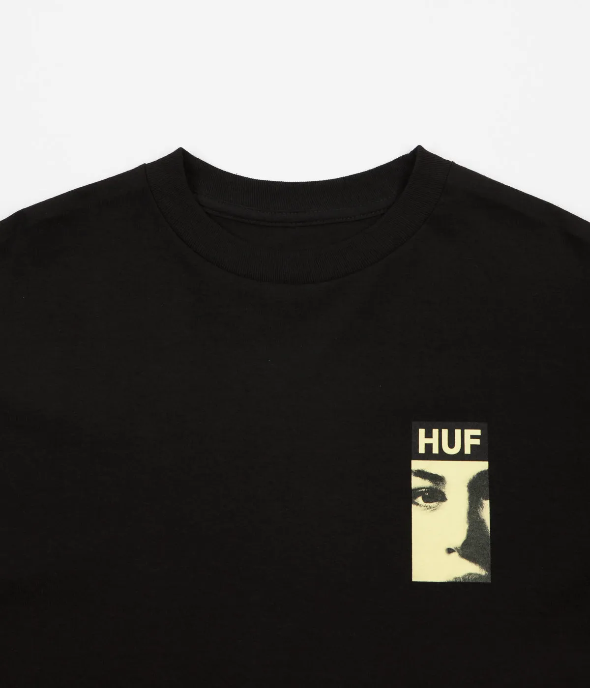 HUF The Type Long Sleeve T-Shirt - Black