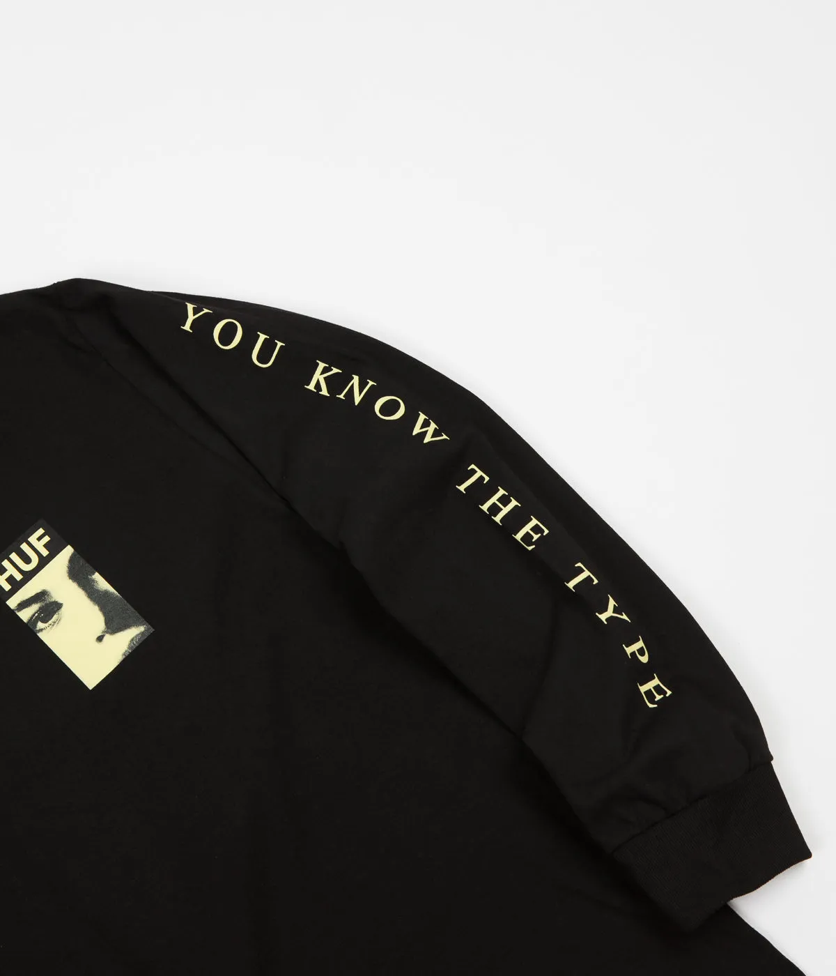 HUF The Type Long Sleeve T-Shirt - Black