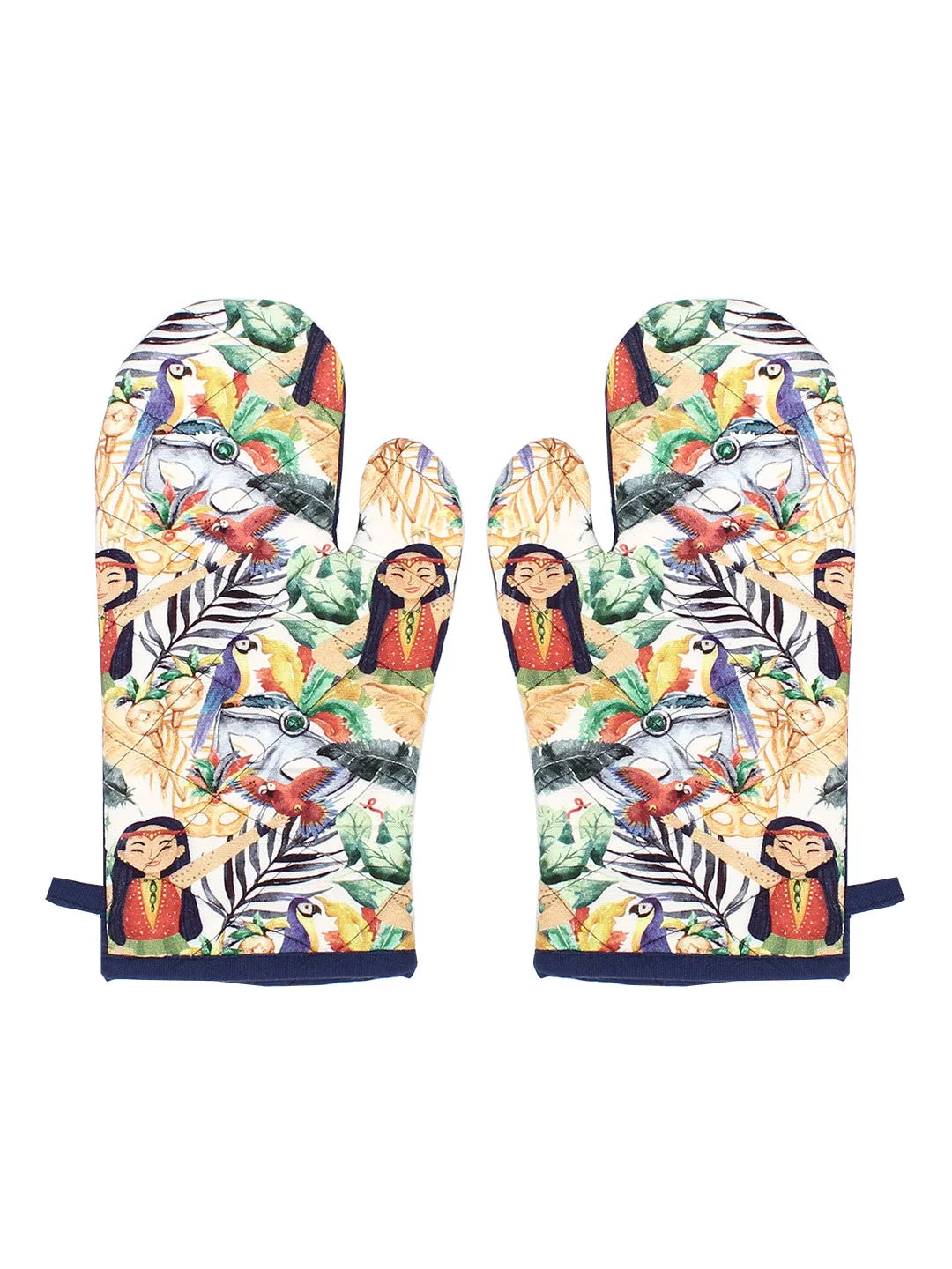 Intruz - Set Of 2 Gloves (Multi)
