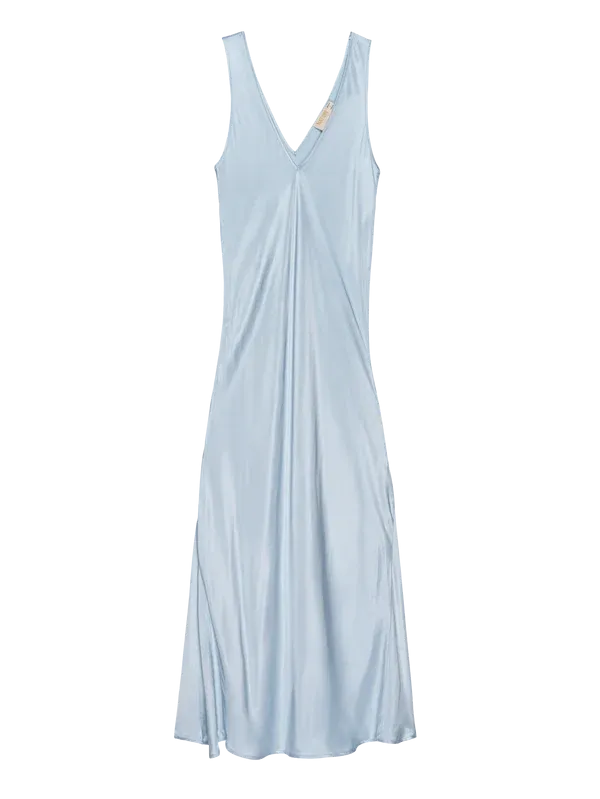 Jhene V-Neck Midi Dress | Skyway
