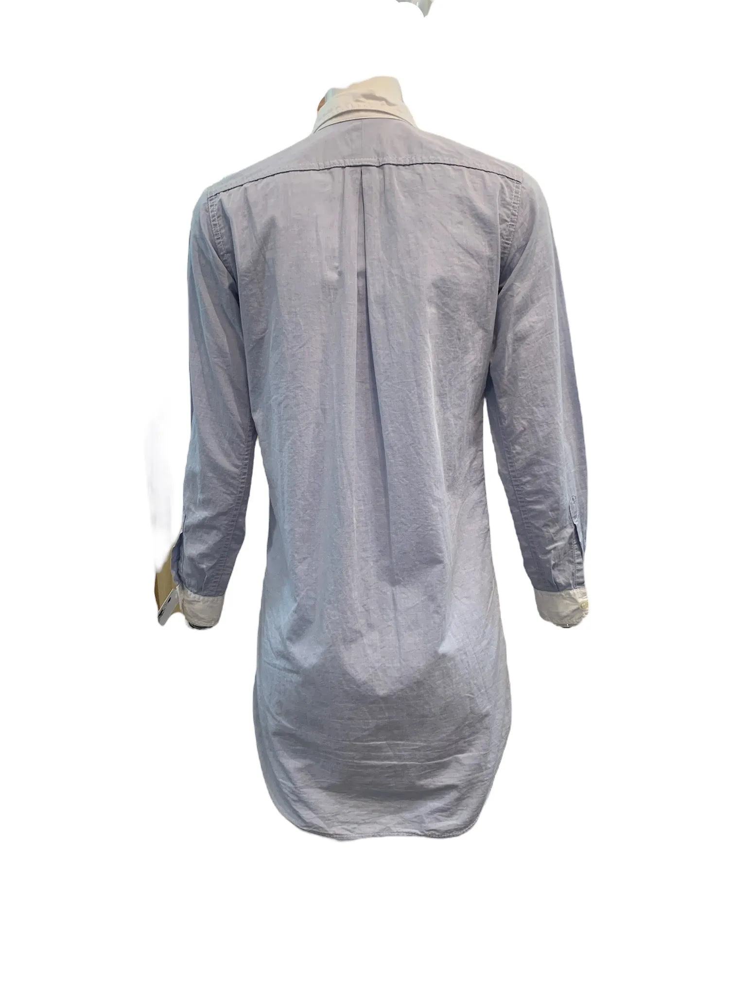 Junya Watanabe for Comme des Garçons 2011 Chambray Patchwork Shirt Dress
