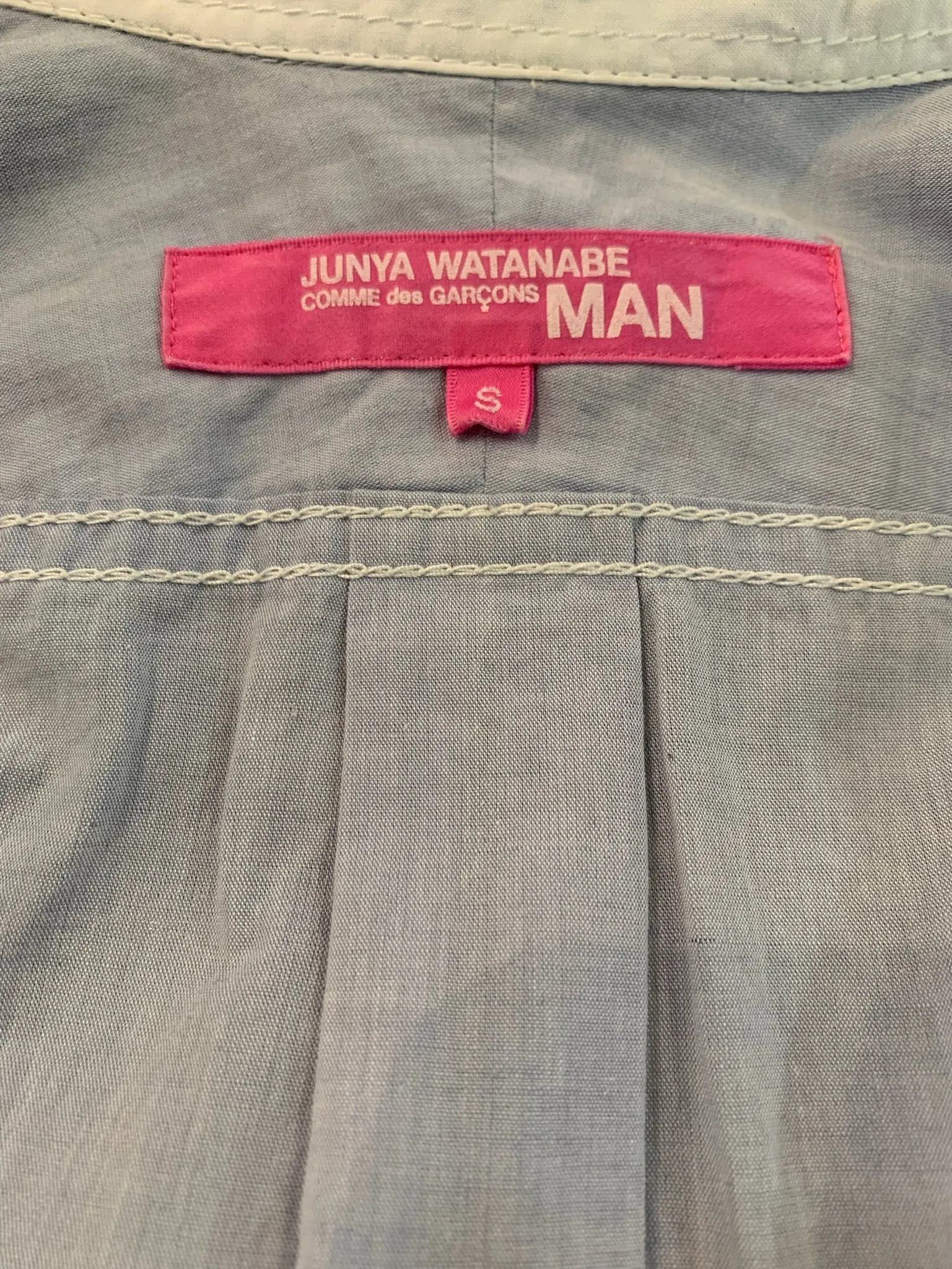 Junya Watanabe for Comme des Garçons 2011 Chambray Patchwork Shirt Dress