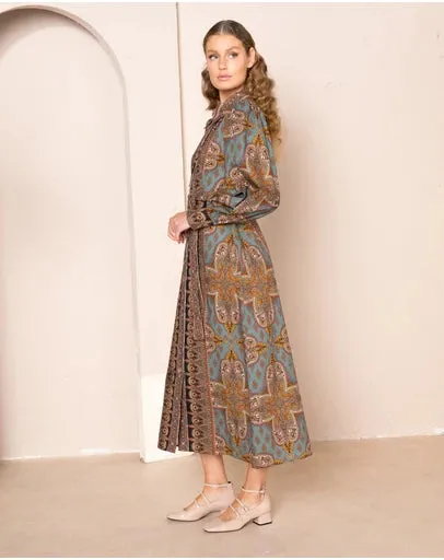 Kachel - Holly Button Down Midi Shirt Dress
