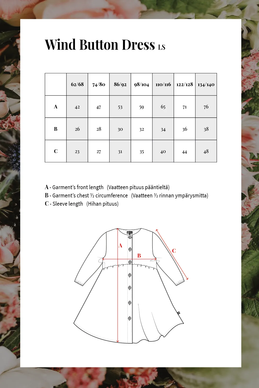 Kids' Button Dress Wind